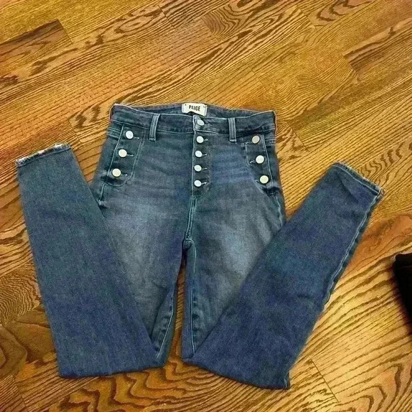 Paige Denim - Paige Emmie Ankle Button Jeans size 27